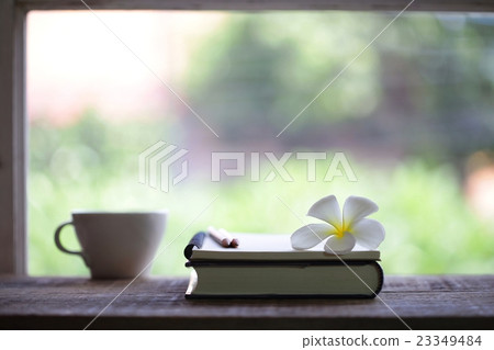 cup and notebooks at windows cup and notebooks at windows 23349484