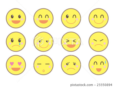 Icon emotion set - Stock Illustration [23350894] - PIXTA