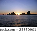 Sunset of Ogasawara Needle rock 23350901