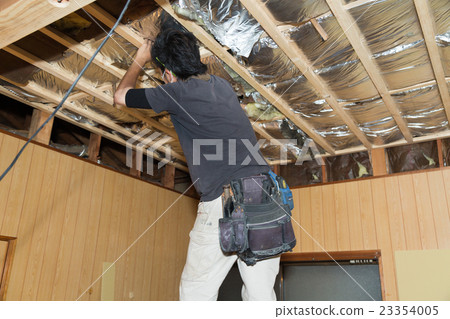 Room renovation image ceiling construction 23354005