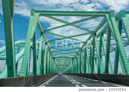 While traveling on a highway Ichi Nagaragawa Bridge 23355054