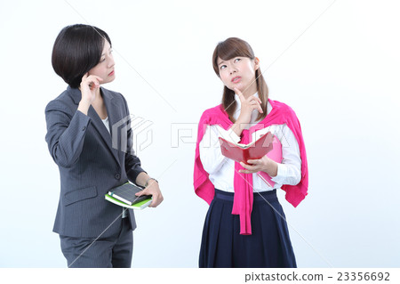 Two afflicted young women 23356692