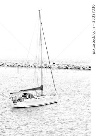 froth and foam greece from the boat    23357330