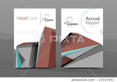 Geometric shapes design a4 cover Geometric shapes design a4 cover 23357441