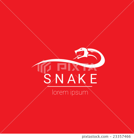 vector snake simple logo design element. 23357466