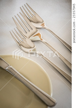 Forks on a table Forks on a table 23357945