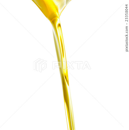 Pouring oil or golden liquid. 23358044