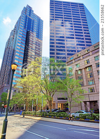 Skyline of skyscrapers in the City Center  23358662