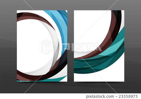 Blue wave annual report cover template Blue wave annual report cover template 23358973