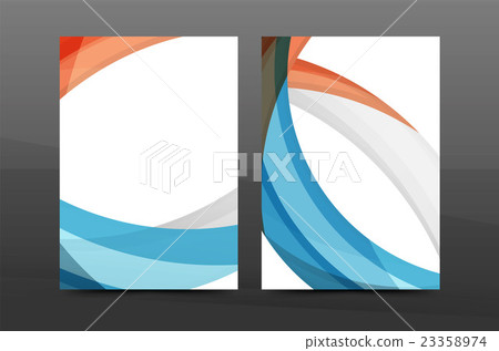 Blue wave annual report cover template Blue wave annual report cover template 23358974