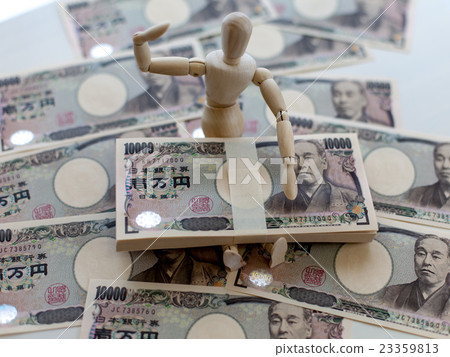 A person with a bundle 23359813