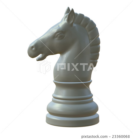 isolated chess figurine 3d illustration isolated chess figurine 3d illustration 23360068