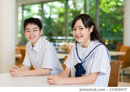 Junior high school student, campus life Junior high school student, campus life 23360937