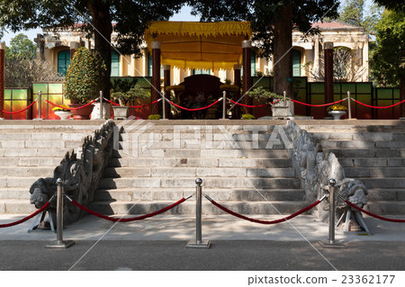 Staircase of the dragon remaining in Respectfully Temple of Thang Long ruins (Hanoi castle ruins) 23362177