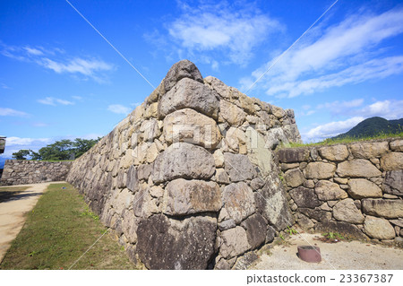 Ishigaki of Matsushiro castle Nagano prefecture Nagano-shi Matsushiro cho 23367387