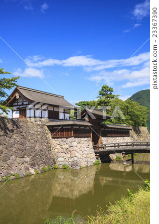 Taiko Gate and Kihashi Bridge in Matsushiro Castle Nagano Prefecture Nagano-shi Matsushiro-machi 23367390