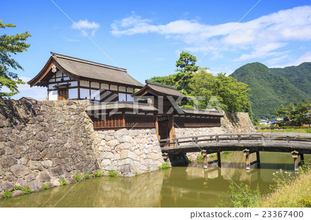 Taiko Gate and Kihashi Bridge in Matsushiro Castle Nagano Prefecture Nagano-shi Matsushiro-machi 23367400