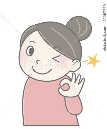女性眨眼 23367729