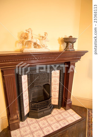 Fireplace Kobe Kitano Daijinkan Western Style Stock Photo