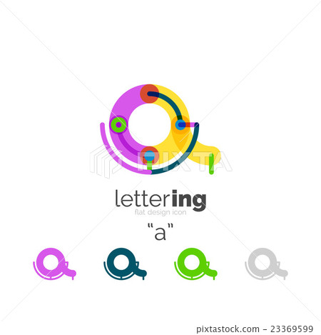 Linear business logo letter 23369599