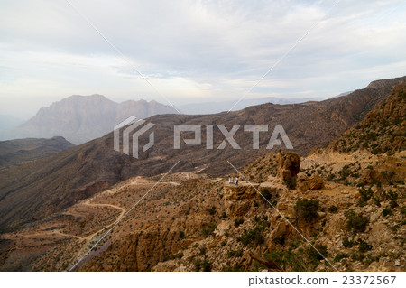 in oman  the old mountain gorge a  23372567