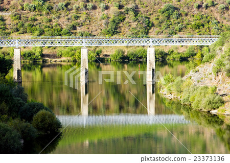 railway viaduct in Douro Valley, Portugal railway viaduct in Douro Valley, Portugal 23373136