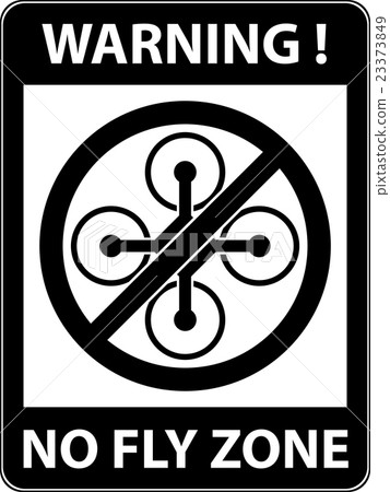 No drone, multicopter prohibited symbol. Vector. No drone, multicopter prohibited symbol. Vector. 23373849