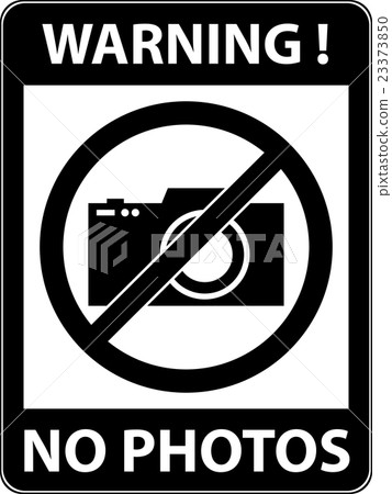 No photography, camera prohibited symbol. Vector. No photography, camera prohibited symbol. Vector. 23373850