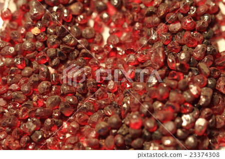 red pyrope minerals (garnet) 23374308