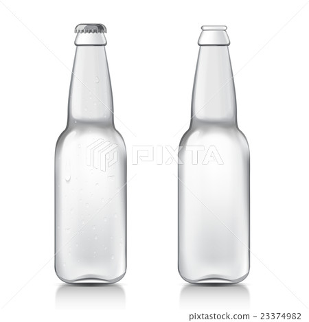 Transparent realistic bottle Transparent realistic bottle 23374982