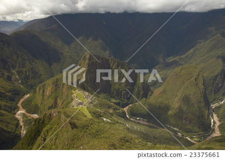 Ruins of Machu Picchu and Wayna Picchu in Peru 23375661