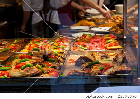 Street food restaurant 23376556