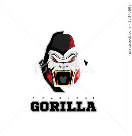 Gorilla. Gorilla face. Gorilla head. 23376698