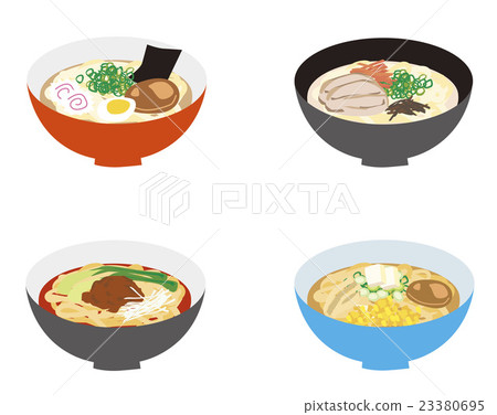 Ramen set illustration Ramen set illustration 23380695