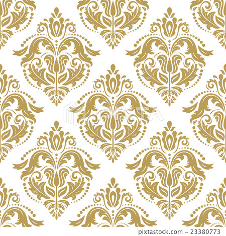 Seamless Vector Wallpaper in the Style of Baroque 23380773