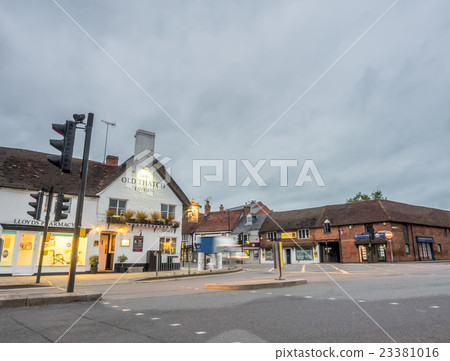 Stratford city scene under twilight sky Stratford city scene under twilight sky 23381016