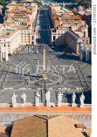 Saint Peter's Square, Vatican, Rome, Italy Saint Peter's Square, Vatican, Rome, Italy 23383301