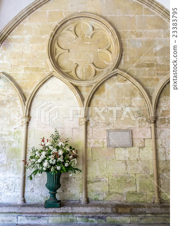 Wall with vest in Salisbury cathedral 23383795