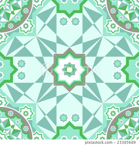 arabic Embossed vintage classic seamless geometric 23385689