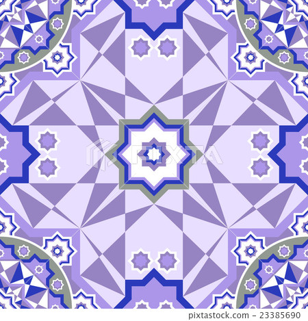 Decorative seamless pattern. Retro background. 23385690