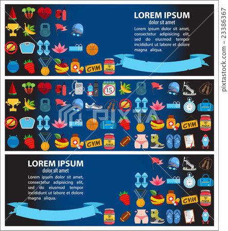 Fitness infographics 23386367