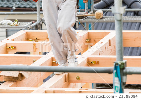 Building of Upper Building Construction Worker Carpenter Foundation Construction Housing Construction Foot Construction Construction My Home 23388084