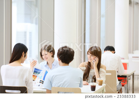 大學生/專業學生咖啡館形象 大學生/專業學生咖啡館形象 23388333