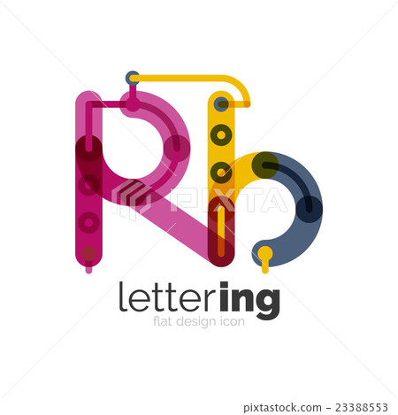 Linear business logo letter 23388553