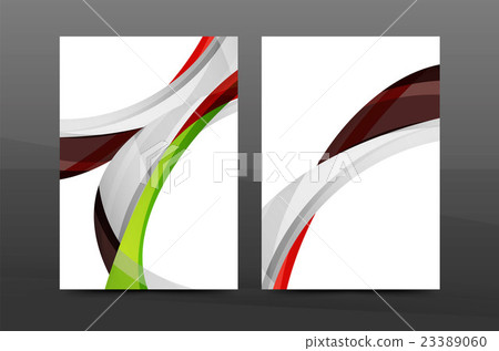 Colorful swirl design annual report cover template Colorful swirl design annual report cover template 23389060
