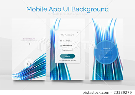 Mobile application interface background design Mobile application interface background design 23389279