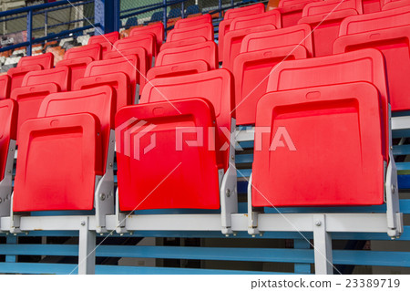 Chair in the soccer stadium Chair in the soccer stadium 23389719