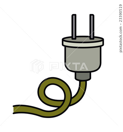 electric plug isolated icon design - Stock Illustration [23390519] - PIXTA