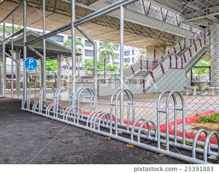 Bike Rack for Park and Ride Public Transportation Bike Rack for Park and Ride Public Transportation 23391883