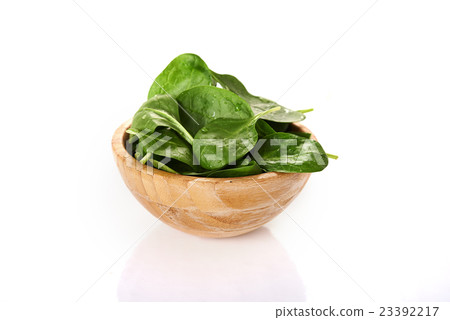 fresh green spinach 23392217